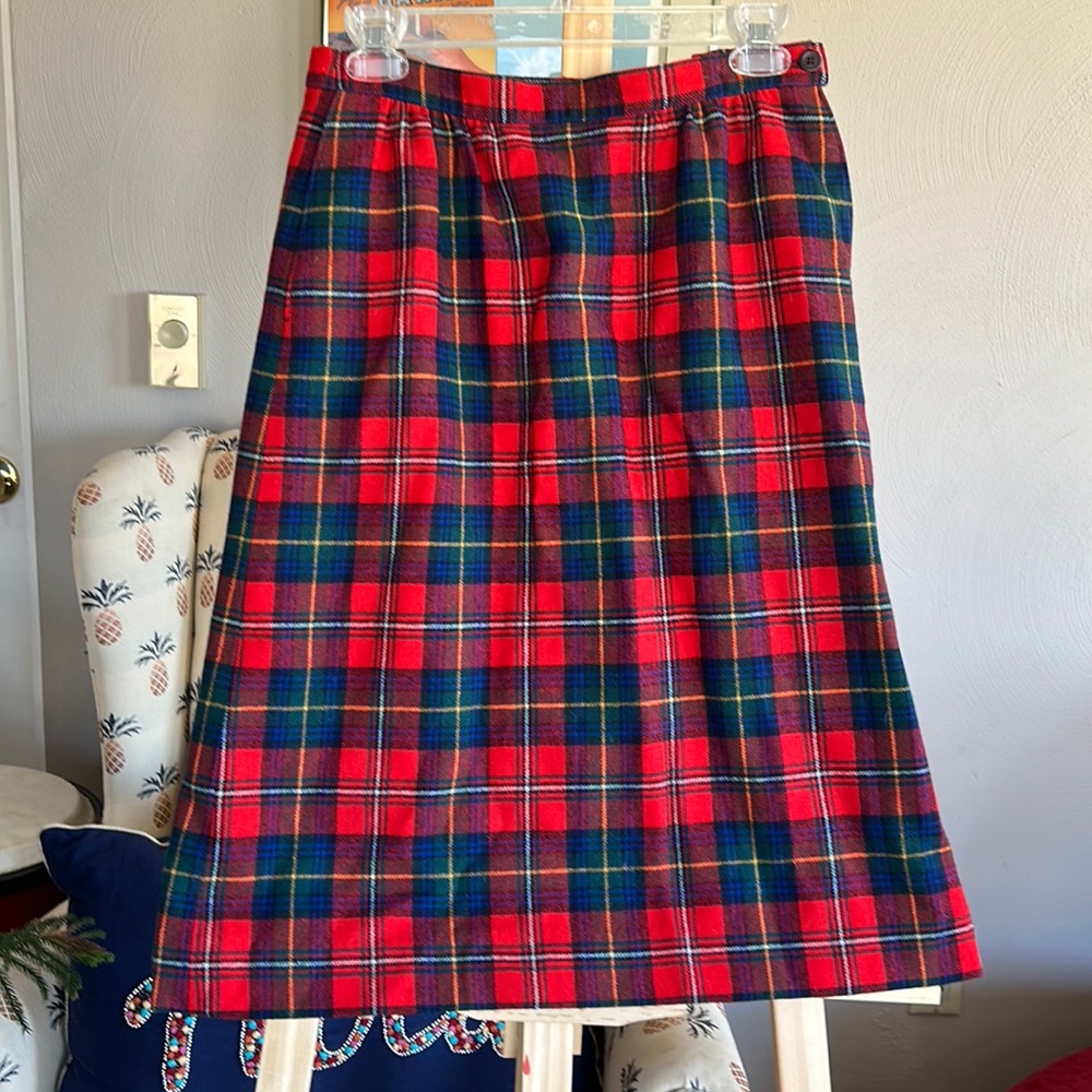 Tartan Plaid Skirt by Pendleton